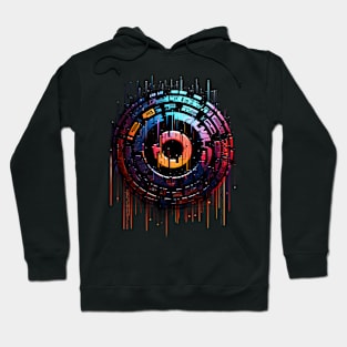 Techno disk Hoodie